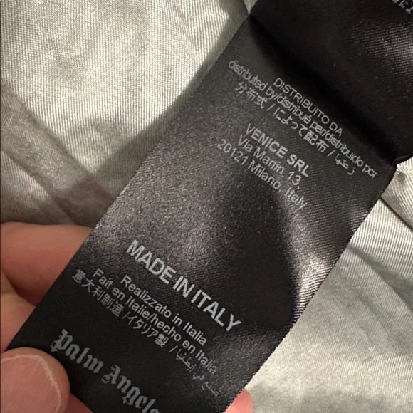 Palm Angels Italy Leather Bomber - Picture 9 of 13